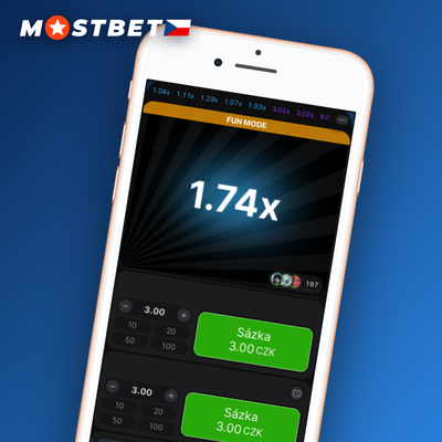 Mostbet Aviator – sloupcový graf historie kol s přehledem minulých multiplikátorů