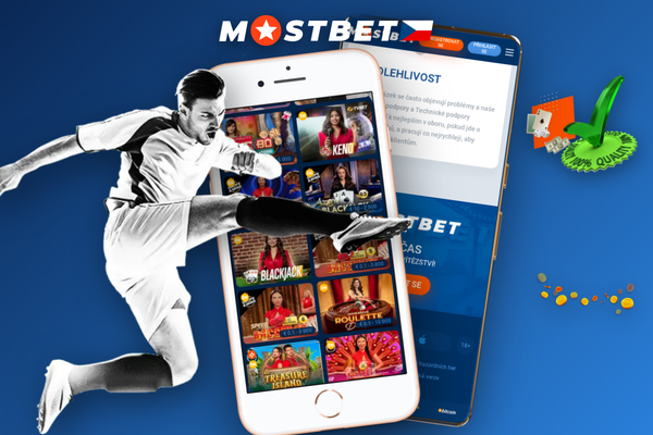 Ruce s telefonem a živými sázkami na fotbal v Mostbet app