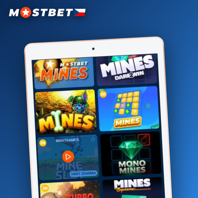 Mostbet Mines s deseti minami – vysoká volatilita a strmé násobiče